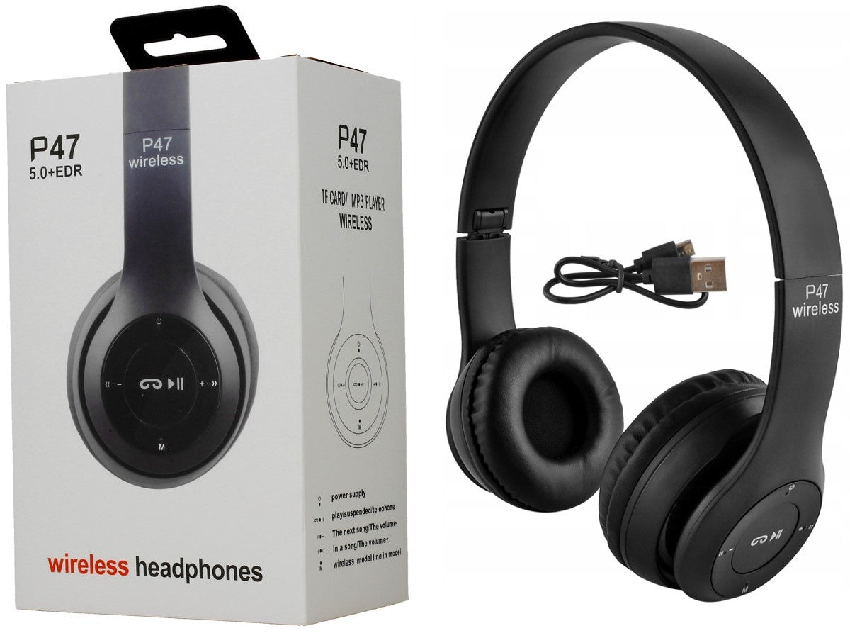P47 Wireless Bluetooth Headphones