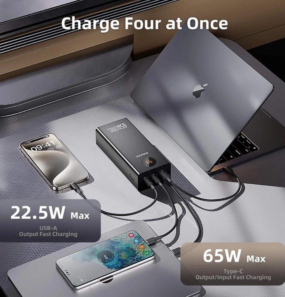 ROMOSS PEA27S 27000mah 65W Fast Charging Power Bank - Image 2