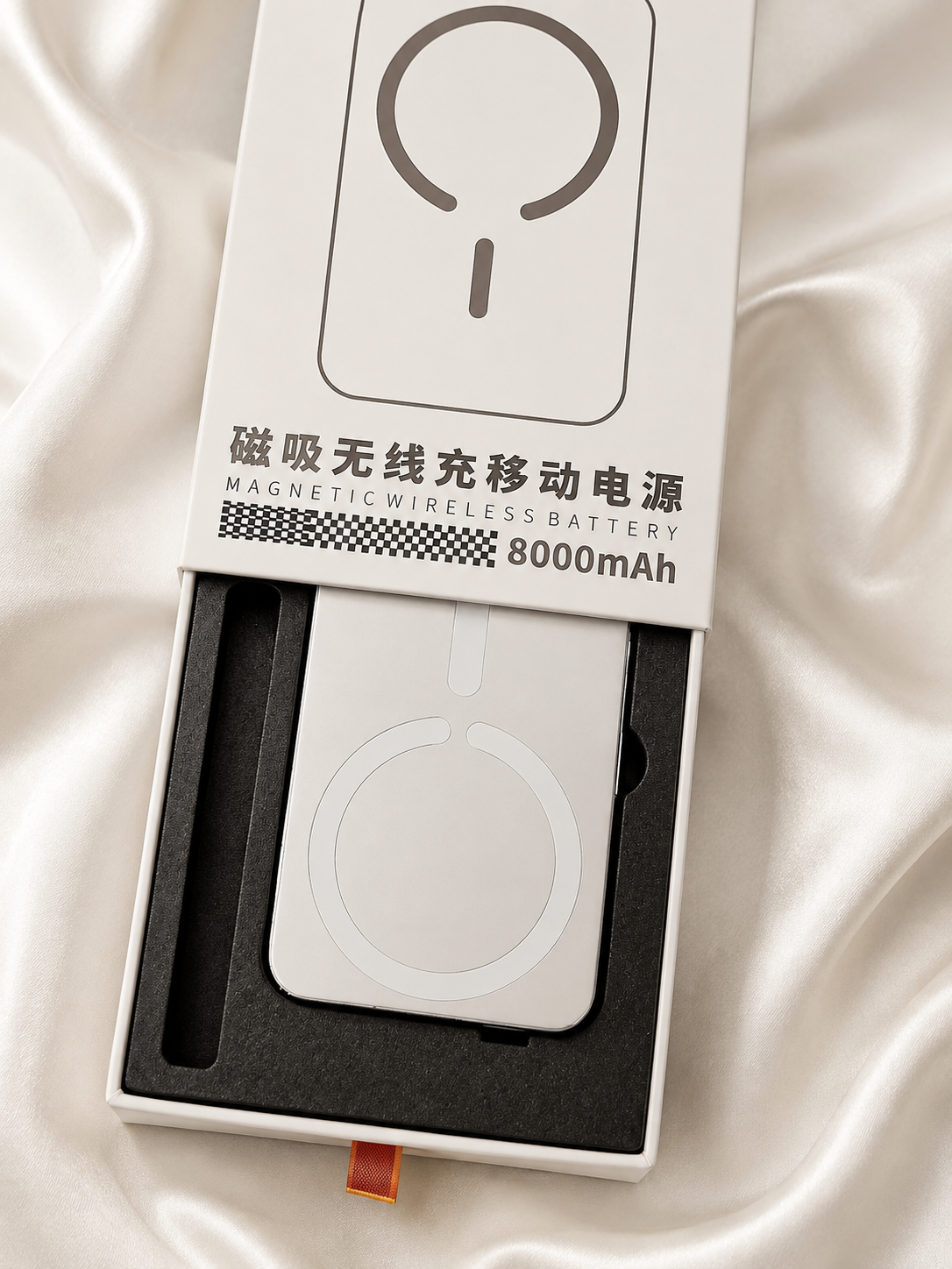 premium quality mag safe wireless power bank8000 mah 22.5 - Image 2